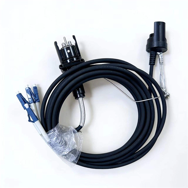 Can fiber optic cables be connected to electricity 