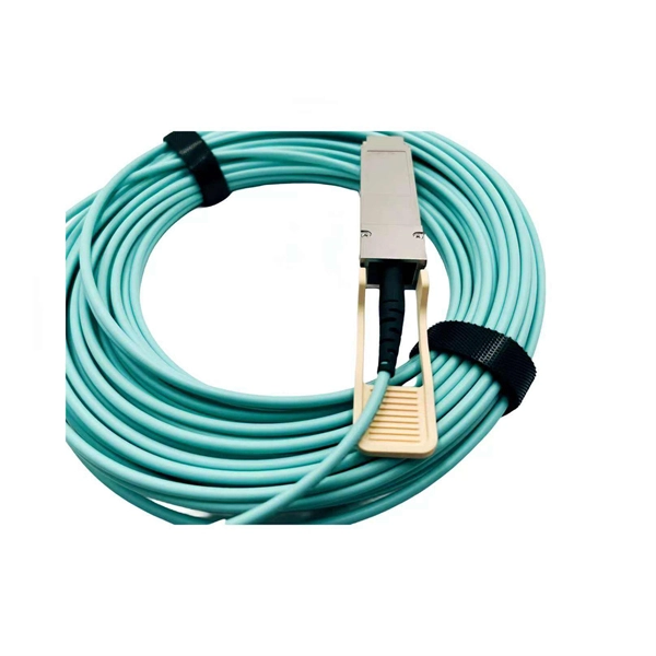 How to lay a fiber optic cable to a network port