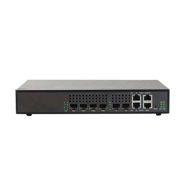 The network is made of fiber optic cable 