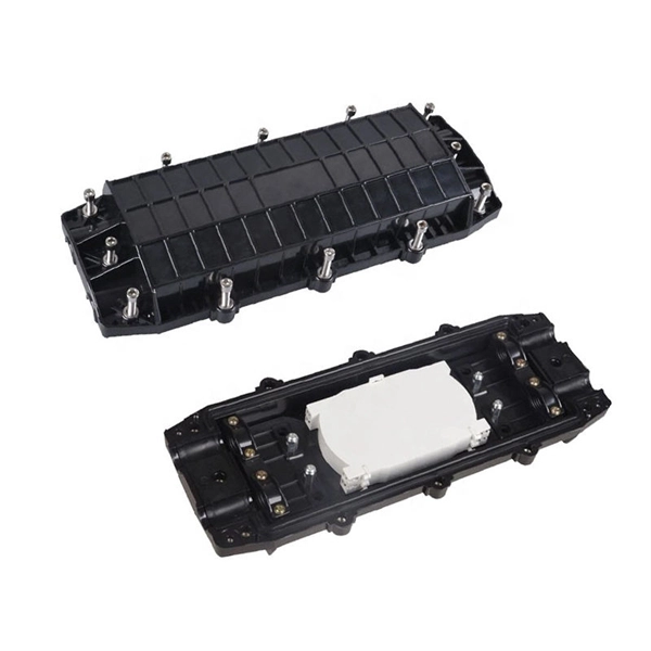 The switch has both Ethernet ports and fiber optic ports