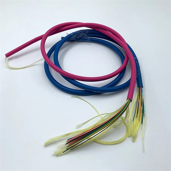 Fiber Optic Cables Inserted into Boxes