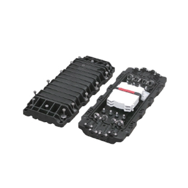 How many customers can the fiber distribution box connect to